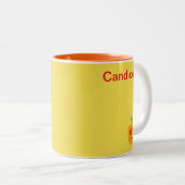 Tasse 2 Couleurs Lovely Citrouille Automne (Devant droit)