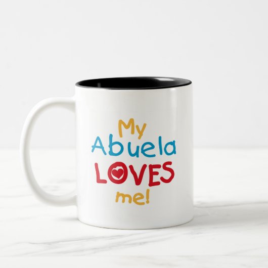 Tasse 2 Couleurs LOVESMEabuela (Gauche)