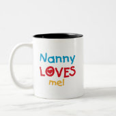 Tasse 2 Couleurs LOVESMEnanny (Gauche)