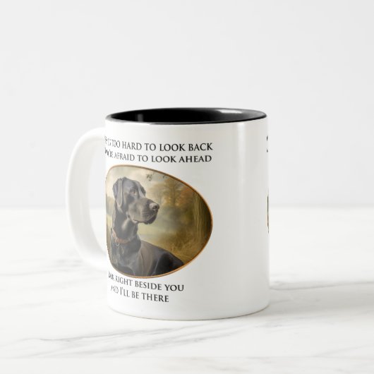 Tasse 2 Couleurs Loyal Black Lab (Devant gauche)