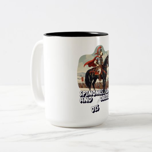 Tasse 2 Couleurs Loyal Italian Spinone (Devant gauche)