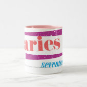 Tasse 2 Couleurs Lt Pink de Bélier (Centre)