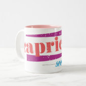 Tasse 2 Couleurs Lt Pink de Capricorne (Devant gauche)