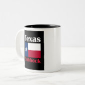 Tasse 2 Couleurs Lubbock TX (Devant gauche)