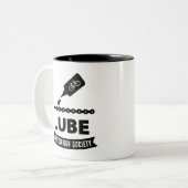 Tasse 2 Couleurs Lube Appreciation Society Cycling (Devant gauche)