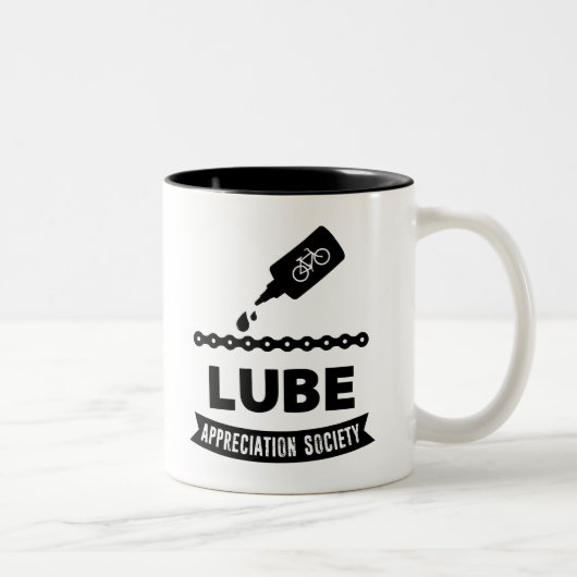 Tasse 2 Couleurs Lube Appreciation Society Cycling (Droit)
