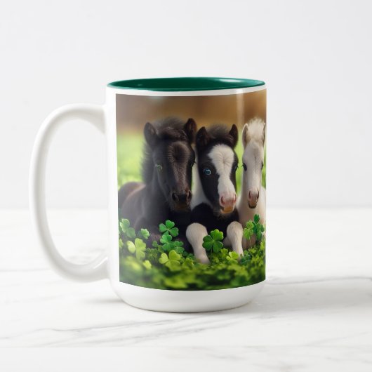 Tasse 2 Couleurs Lucky 3 Bébés sauvages (Gauche)