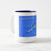 Tasse 2 Couleurs Lucky Fishing Lure (Devant gauche)