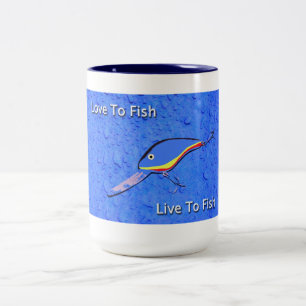 Tasse 2 Couleurs Lucky Fishing Lure