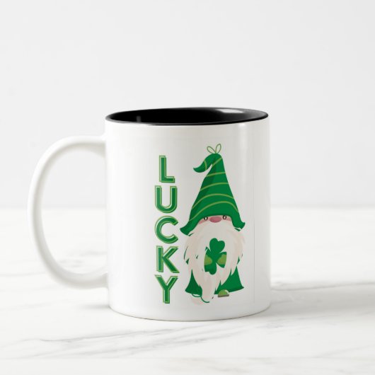 Tasse 2 Couleurs Lucky Gnome (Gauche)