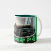Tasse 2 Couleurs Lucky Irish Indigo (Devant droit)