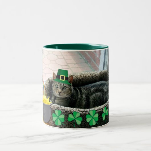 Tasse 2 Couleurs Lucky Irish Indigo (Centre)