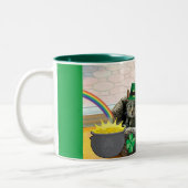 Tasse 2 Couleurs Lucky Irish Indigo (Gauche)