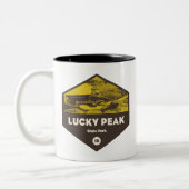 Tasse 2 Couleurs Lucky Peak State Park Idaho (Gauche)