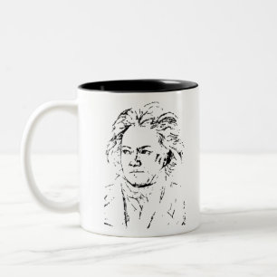 Tasse 2 Couleurs Ludwig van Beethoven