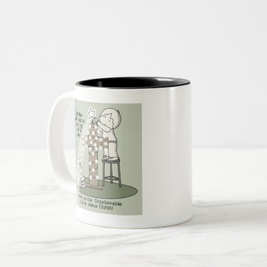 Tasse 2 Couleurs Lumière du mien (Devant gauche)