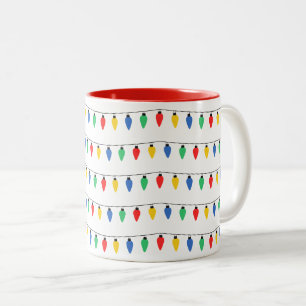 Tasse 2 Couleurs Lumières de Noël