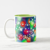 Tasse 2 Couleurs Lumières de Noël (Gauche)