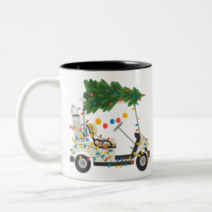 Tasse 2 Couleurs Lumières de sapin de Noël pour chariot de golf Xma
