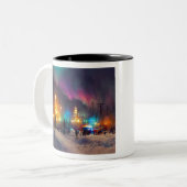 Tasse 2 Couleurs Lumières du Nord 003 (Devant gauche)