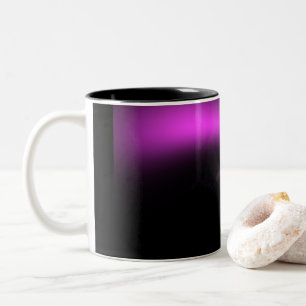 Tasse 2 Couleurs Lumières Twirl Purple Sunburst