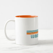 Tasse 2 Couleurs Lummus Park Floride Sun Palm Trees (Gauche)