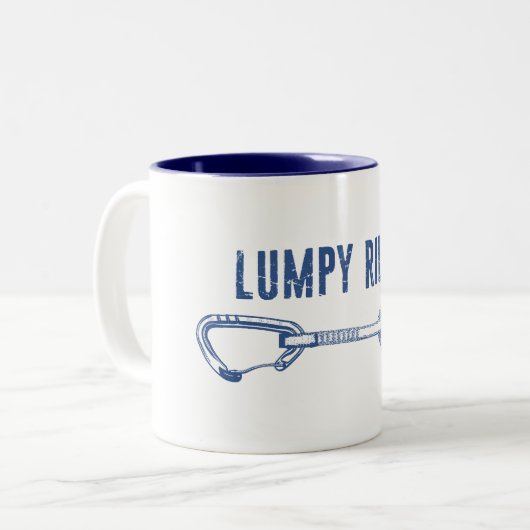 Tasse 2 Couleurs Lumpy Ridge Rock Climbing Quickdraw (Devant gauche)