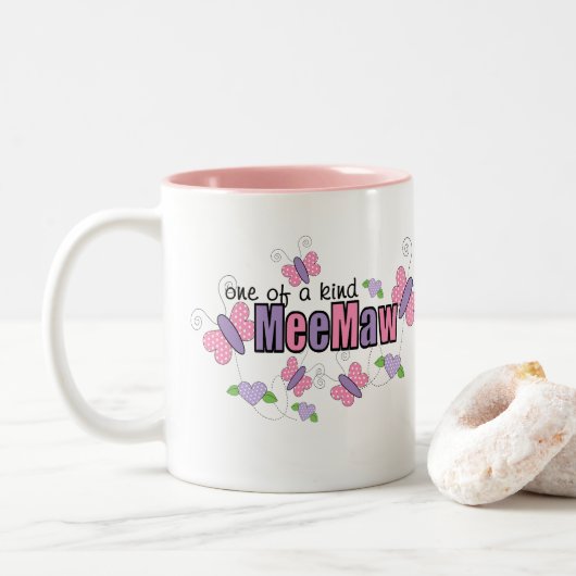 Tasse 2 Couleurs L'un des MeeMaw (Avec donut)