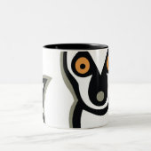 Tasse 2 Couleurs LUNA le LÉMUR (Centre)
