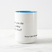 Tasse 2 Couleurs Lundi Matin Vous (Centre)