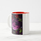 Tasse 2 Couleurs Lune aux fraises (Devant gauche)