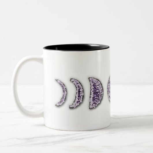 Tasse 2 Couleurs Lune d'améthyste (Gauche)