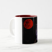 Tasse 2 Couleurs Lune de corneille (Devant gauche)