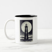 Tasse 2 Couleurs Lune phare de Boston (Gauche)