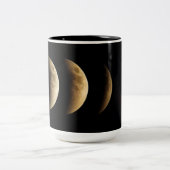 Tasse 2 Couleurs Lune superbe, lune de sang, éclipse lunaire, 2015 (Centre)