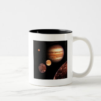 Tasse 2 Couleurs Lunes galiléennes astronomie de Jupiter et cadeaux