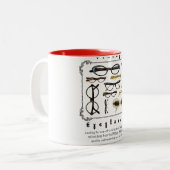Tasse 2 Couleurs Lunettes de vue vintages 01 (Devant gauche)