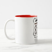 Tasse 2 Couleurs Lunettes de vue vintages 01 (Gauche)