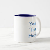 Tasse 2 Couleurs Luther Rose au relief (Devant droit)