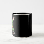 Tasse 2 Couleurs Lutin de la Saint-Patrick Dab Dabbing en vert (Centre)