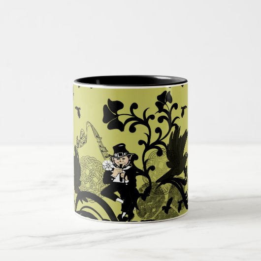 Tasse 2 Couleurs Lutin en noir (Centre)