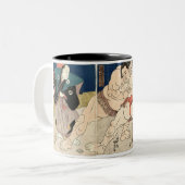 Tasse 2 Couleurs Lutte de sumo 1860 (Devant gauche)