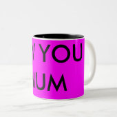 TASSE 2 COULEURS LUV VOUS MAMAN (Devant droit)