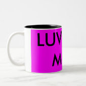 TASSE 2 COULEURS LUV VOUS MAMAN (Gauche)