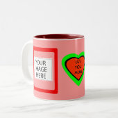 TASSE 2 COULEURS LUV VOUS MAMAN (Devant gauche)