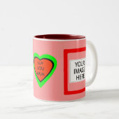 TASSE 2 COULEURS LUV VOUS MAMAN (Devant droit)