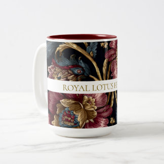 Tasse 2 Couleurs Luxury Indian Floral Vintage Royal