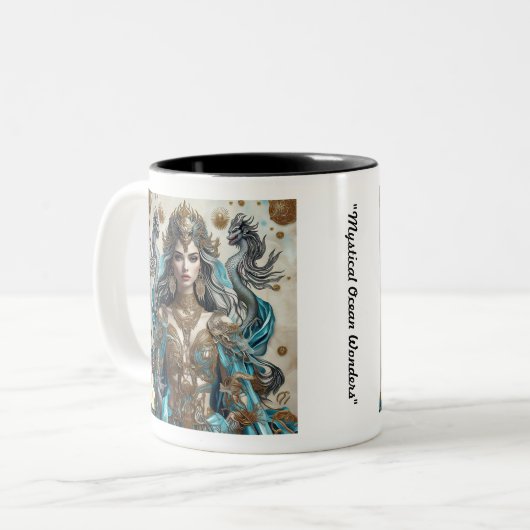 Tasse 2 Couleurs "Luxury Sea Life" (Devant gauche)