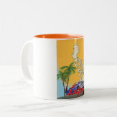 Tasse 2 Couleurs Luzon Philippines poster Voyage (Devant gauche)