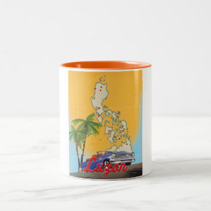 Tasse 2 Couleurs Luzon Philippines poster Voyage